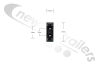 20-Strap-27 Dawbarn Cover Sheet Nylon Strap Guide Block - prevents the side strap fretting the paint on the body