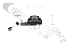 36-3004-057 Aspoeck Regpoint Number Plate Lamp with 3.5m P&R Fixing