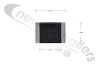 N1001810 Fruehauf Chassis & Benalu Body Rubber Body Guide Pad