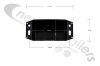 15-5270-007 Aspoeck Tail Lamp Protection Sheld Back Cover - 152mm Centres