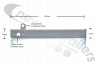F113098-02 Chassis Front - Bolt On Marker Arm Outrigger R/H Offside (Suit Trailers from 2008 only) Unpainted