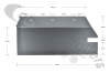 F118559-01 Fruehauf Sloper Planker Rear Nearside Left Alloy Valance Wing
