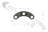 EJS 2942 Fruehauf Tipping Bar Boss Bracket Backing Plate
