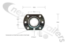 N1000680 Fruehauf Tipping Bar Boss Bracket 65mm (Subframe Pivot Bracket) - 1 PIECE Fully Internally Machined