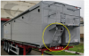 F930827-02  Fruehauf catwalk drop down ladder