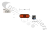 21-2000-154 Aspoeck Unipoint 1 - Side Marker - Lens With LED And Screws