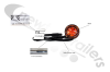 UK-31-6704-067-B Aspoeck MonoPoint LED Round Amber Body Tip Lamp