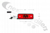 31-9804-017 Aspoeck Unipoint Rear Red LED Marker Lamp c/w RUBBER SEAL - With 0.5m P&R Connection New Model Used In Rear Header Bar
