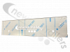 stas argostar Chassis Rear Stainless Steel Name Cover Plate 1240mm x 290mm Newton Logo - Stas Agrostar / Luck Ferrostar - stas argostar 10/2