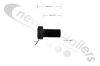 331044 PM Load Cell Trunnion Bolt 1.0" x 2.5" (51mm) UNS