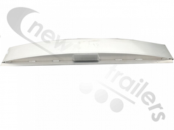 1811101 Fruehauf Front Hood Dome 6" 150 mm High 96.75" Wide For Ribbed Trailers