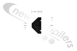 N1002839 Aspoeck Marker Lamp - Flatpoint - Back Cover Only