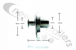 W 749 589 00 15 00 DCA Mercedes Pole Wheel / Exciter Ring Drift For Fitting ABS/EBS Pole Wheel