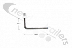 23-HOOP-09 Cover Sheet Support Arch Elbow Joint