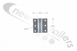 1810859 Cover Sheet Support Arch Fixing Bracket