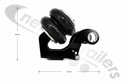 03027127801 SAF Lift Axle Hanger Kit (single) for B9-22K01 and B9 -22S Axle