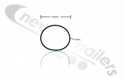 A 027 997 88 48 DCA Mercedes TE5 Hub Cap O Ring Seal