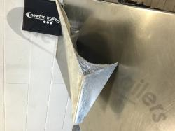 F118561-02 Fruehauf Ribsider Body Rear Mud Wing - Offside Right