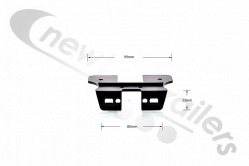 15-5319-007 Aspoeck Unipoint Side  90° Bracket