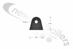 PPG45S Cattle Clamp Shank Fixing Bracket