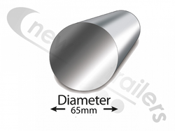 SKU: EN8R065.0-B Fruehauf Tipping Bar Axle 65mm