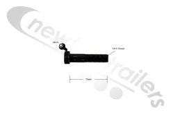 ESP 05-05-01 Fruehauf Tipping Bar Boss Bracket Bolt M16 x 70mm