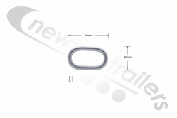 ATIP38                           Tailboard Locking Bar Steel Ring Link