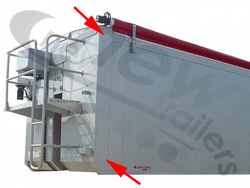 F115110-01 Fruehauf Planker Body - Front Corner Post / Pillar