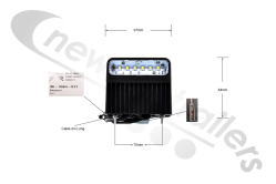 36-3864-017 Aspoeck Regpoint II Number Plate Lamp LED