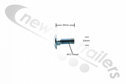 UKP05-01-08 M10 x 30mm Coach Bolt