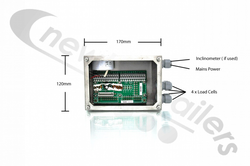 MX Weigher Display Stainless Box Fruehauf Weigher Side Mount Indicator Display Head Stainless Steel Box