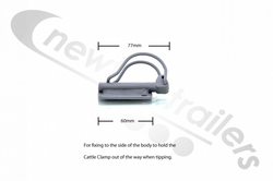 Hand Made Cattle Clamp Retainer Right Hand