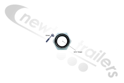 H030103-02 M16 x 1.5mm Nylon Lock Nut