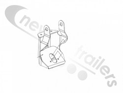 03027124201 SAF Lift Axle hanger