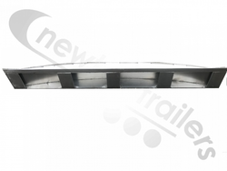 1811101 Fruehauf Front Hood Dome 6" 150 mm High 96.75" Wide For Ribbed Trailers