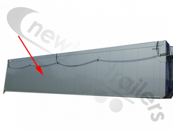600mm Plank Panel Aluminium Side Panel Wall Profile Or Plank LG: 2100mm