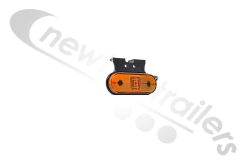 31-2064-017 Aspoeck Unipoint Side Amber Marker Lamp 90 Degree Bracket 0.5m P&R Fixing