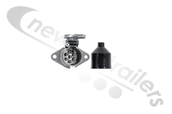 13-3129-117 24S Aluminium 7 Pin Female Socket with Screw Terminals
