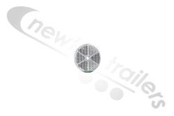 15-5410-007 Aspoeck 60mm Round Clear Reflector - Screw Fitment