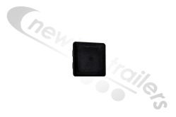 N1002617 Plastic Under Run / Bumper End Cap Insert Square 100mm x 100mm