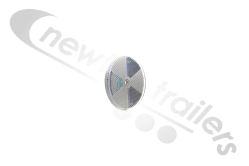 15-5420-007 Aspoeck 80mm Round Clear Reflector