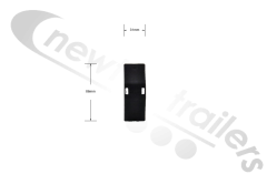 N1002839 Aspoeck Marker Lamp - Flatpoint - Back Cover Only