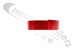BC70703-1 Red ECE104 Reflexite Reflective Tape - Sold Per Metre