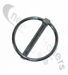 N1003717 Cover Sheet Support Arch Mounting Pin Round Spring Clip 6mm
