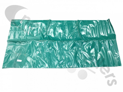 62" CIRC x 65" LONG GREEN GREEN Grain Sock FABRIC for Crane, Fruehauf, PPG.