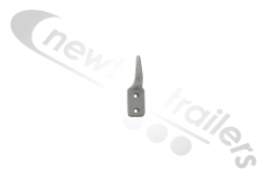 AALL1119 Cover Sheet Rope Hook Alloy Straight With Two Bolt Holes