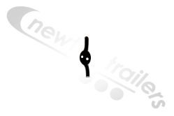 AROP19/ZP Cover Sheet Rope Cleat Hook Steel