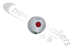 4.304.0086.01 SAF Hub Cap Silver with Red Centre