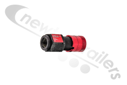 CF353182 Red Air Line Self Seal "C" Coupling M22x1.5mm
