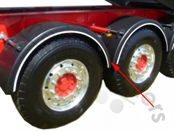 WNGP26A/VG Fruehauf Mudwing/Mudguard With White Piping Without Logo
